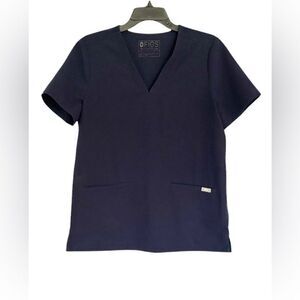 FIGS Navy Blue Women's Casma Scrub Top 3 pocket FW1100 Size Medium